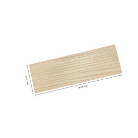 6 Pack Veneered MDF Double Sided Paulownia Wood,MDF Core,6.4mm 1/4th Inch, 5"x15" Chipboard Sheet, Unfinished Wooden Canvas Boards Signs for Crafts