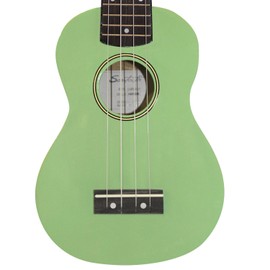 Sawtooth Basswood Soprano Ukulele Surf Green