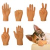 6 Pcs Cute Mini Hands for Cats,Tiny Human Hands for