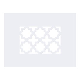 PATIKIL Air Vent Cover Grille for 5.5"x3.5" Duct Opening, Acrylic Glass (PMMA) Decorative Wall Ceiling Hole Cover Register for Home Ventilation Decor