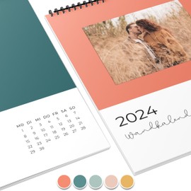 Photo Calendar 2024 to Design Yourself (Craft Calendar 2024 in A4 Format) - DIY Calendar to Design Yourself from January to December with Holiday Overview - Ideal as a Gift - Boho Spirits