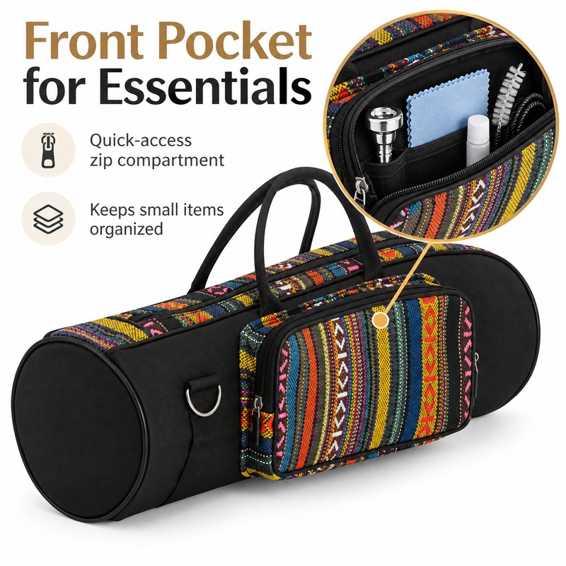 Trumpet Gig Bag for Instrument Transport – Waterproof Oxford Cloth