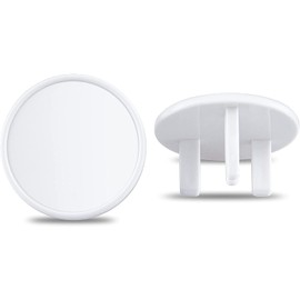 DECK INN Pack of 10 Baby Home Safety Covers UK Plug Socket Covers Child Proof White Plastic Socket Covers Electrical Outlet Socket Protectors Perfect for Children Safety at Home and School