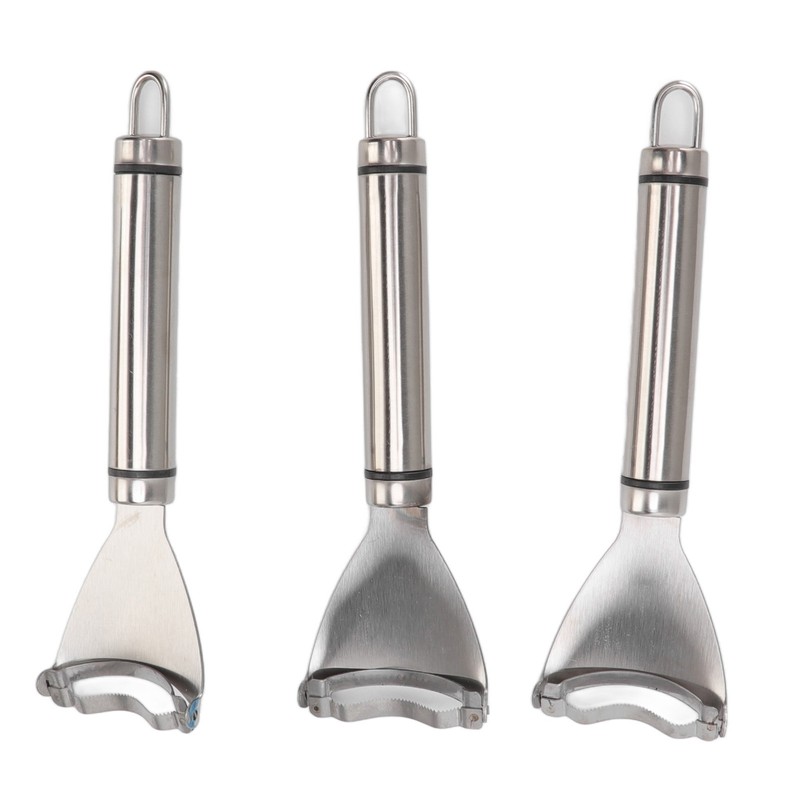 3pcs Stainless Steel Corn Cutter Peeler Safe Quick Clean Comfortable