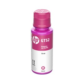 HP Botella de Tinta Magenta GT52 Original (M0H55AL) Compatibilidad DeskJet GT 5800 Series, Ink Tank 100/300 Series, Ink Tank Wireless 400 Series, Smart Tank 500 Series