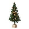 HOLIDAY PEAK 3’ Musical Spinning Fiber Optic Christmas Tree, Pre-Lit