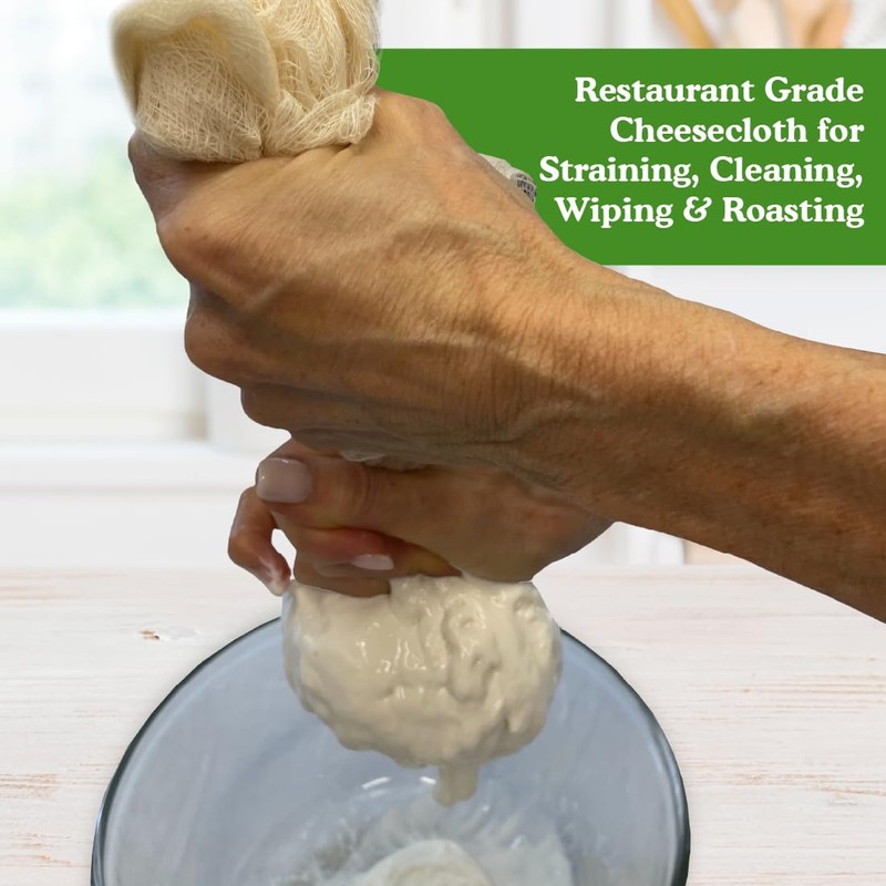 Regency Wraps 100% Cotton Cheesecloth For Straining, Basting Turkey, Canning,