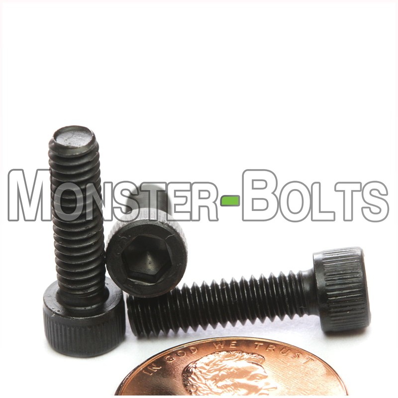 MonsterBolts - #8-32 x 5/8" Socket Head Screws, ASTM A574,