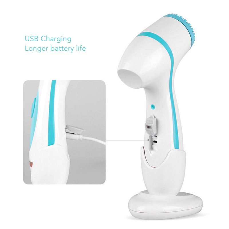 Electric Facial Cleansing Brush Silicone Pore Deep Cleansing Waterproof Make