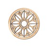 Folkcraft® Rosette, Flowering Sun, Maple, 1 1/2" Diameter
