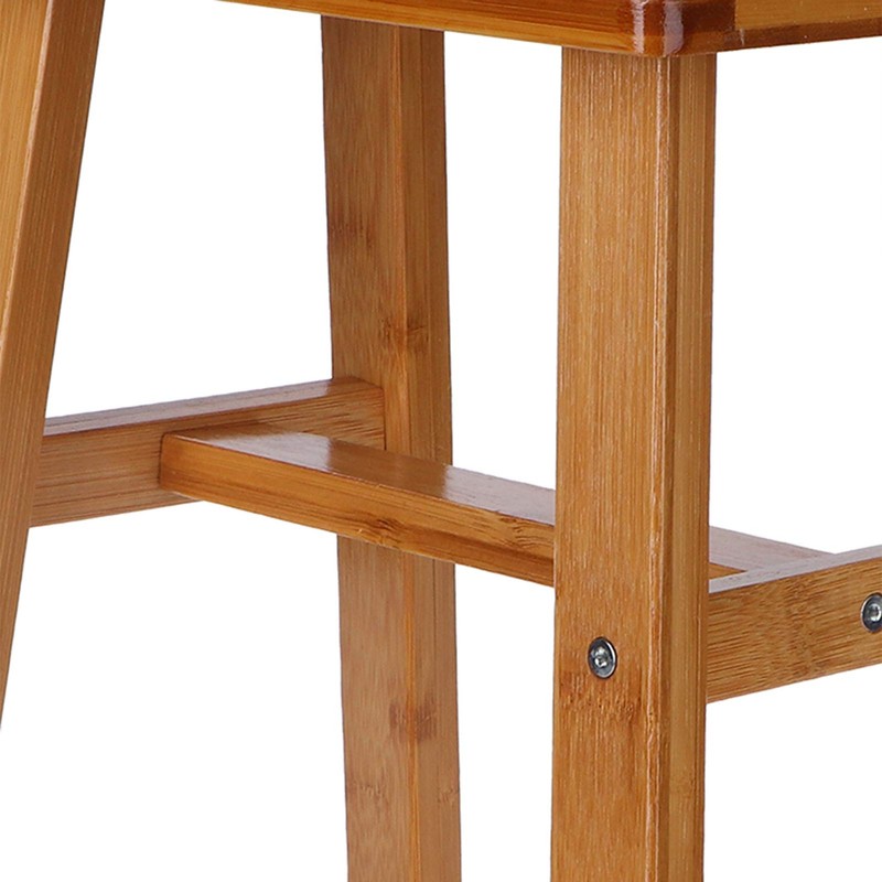 Multipurpose Small Bamboo Stool Foot Rest Stool Shower Low Bench