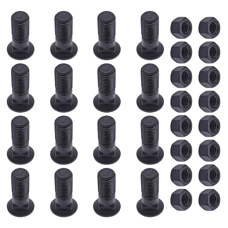 16 PCS Blades Cutting Edge Plow Bolts & Nuts 5/8"-11