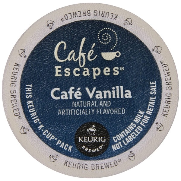 Cafe Escapes Cafe Vanilla K-Cups 1 Box (12 K-Cups)