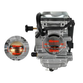 SVKZGFZ Carburetor for Yamaha Bear Tracker 250 2WD 1999-2004 YFM250X YFM250XL ATV Quad Carb 4XE-14140-01-00, with Air Filter & Oil Filter