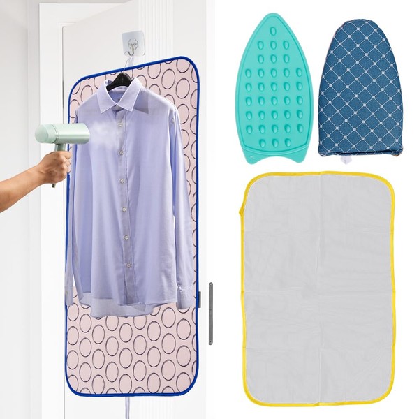 Portable Ironing Mat for Countertop - Over The Door Steamer