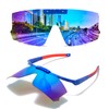 Cleoxyge Polarised Cycling Glasses Men Women Quick Glasses Sunglasses Mirrored