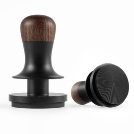 MHW-3BOMBER Constant Pressure 58.35 mm, Coffee Tamper with Titanium Coating, Built-in 3 Spring-Loaded 30 lbs Tamper, 58 mm Espresso Tamper with Sound Feedback, Black, Model: T6176T-OS