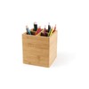 Excelsa Eco Living Bamboo Cutlery Basket/Utensil Holder, Natural Wood, Brown,