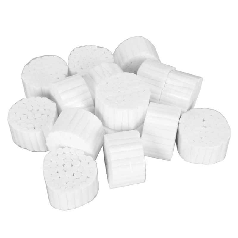 1000Pcs Dental Cotton Rolls Proper Size Highly Absorbent Shape Keep