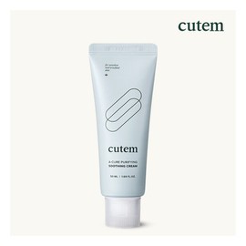 Qtem Trouble Skin Soothing Cream A-Cure Purifying Soothing Cream 50ml / 큐템 트러블피부진정크림 에이큐어 퓨리파잉 수딩 크림 50ml
