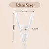 30 Pack Hanger Clips for Pants, Skirts, Baby Clothes, White