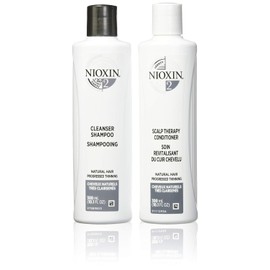 Nioxin System 2 Cleanser Shampoo and Scalp Therapy Conditioner Duo for Unisex 2 x 10.1 oz