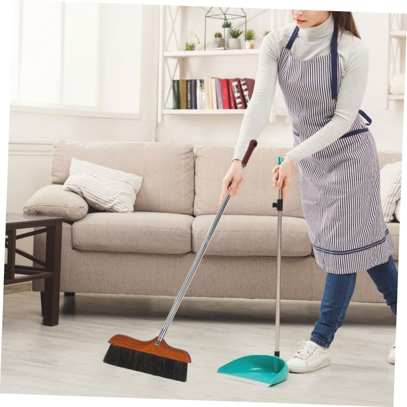 Levemolo Kitchen Heavy Duty Broom Handle Multi-Functional Household Cleaning Brush