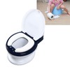 Children Potty Training Toilet, Removable Cushion Adjustable Toddler Realistic Toilet