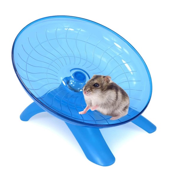 SAHENITEANA Hamster Wheel, Hamster Flying Saucer Silent Running Exercise Wheel