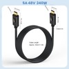 USB 4.0 Type C Data Cable Professional PD 240W 40Gbps