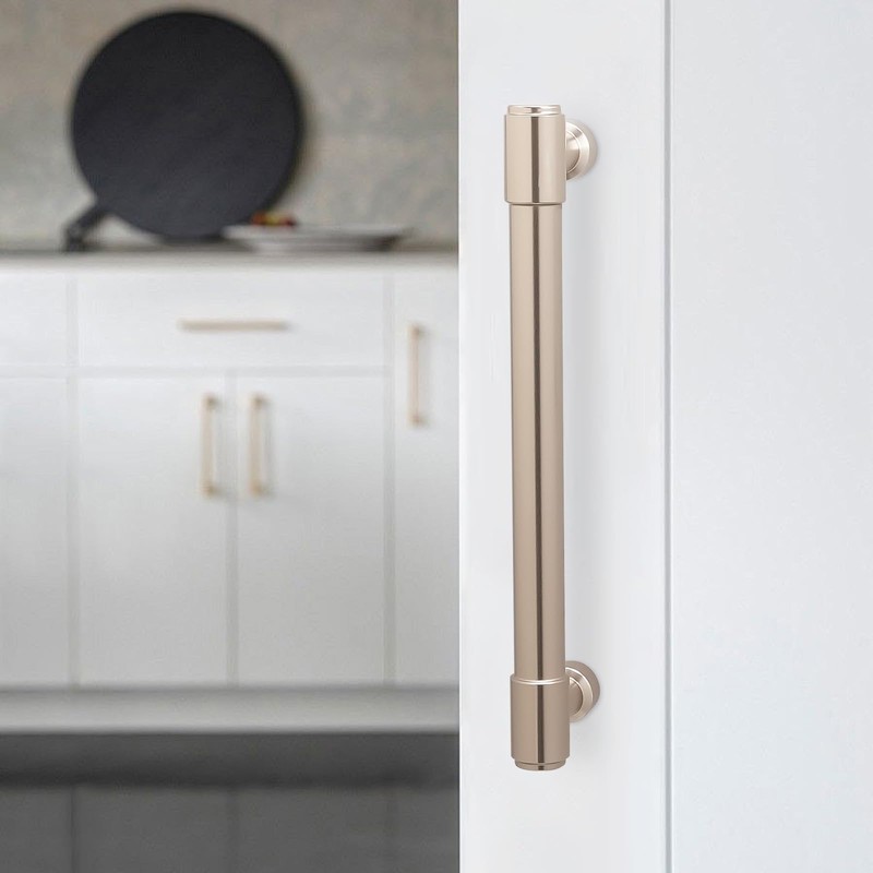 BUKOBYHE 10 Pack 6-1/4 Inch(160mm) Cabinet Pulls Champagne Bronze Kitchen
