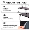 Acrylic Riser Display Stand, Black 4 Tier Cupcake Stand Display