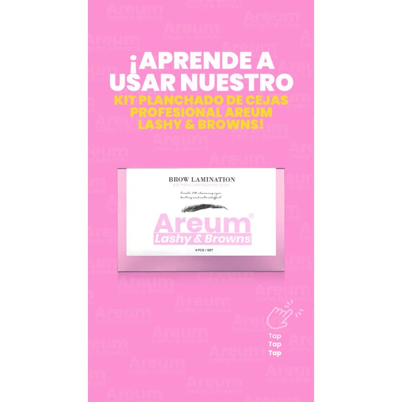 Kit Planchado De Cejas Profesional Areum Lashy & Browns