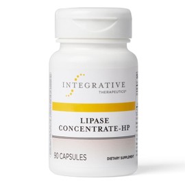 Integrative Therapeutics Lipase Concentrate-HP-Gut Enzyme Supplement for Men and Women to Support The Digestion of Fats* - 90 Vegan Capsules
