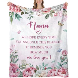 Nana Gifts from Grandkids, Gifts for Nana 50x60 Nana Blanket Birthday Christmas for Nana Grandma Gift Ideas