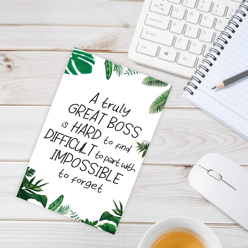 Arsagen Funny Boss Leaving & Retirement Farewell Card, Thank You