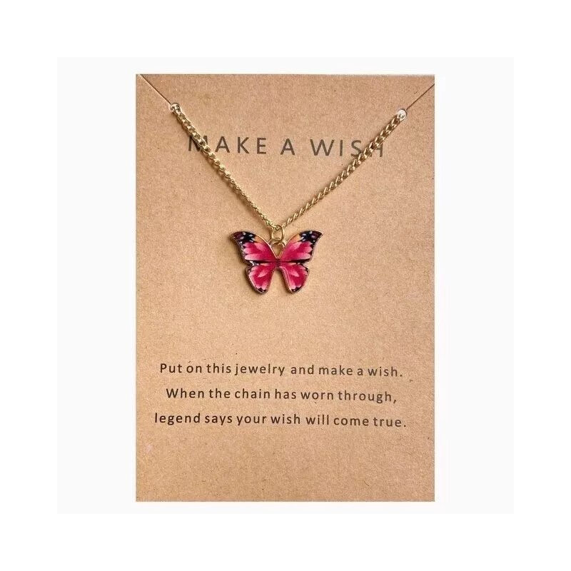 Unbranded Butterfly Necklace Pendant For Women Girls GIFT Make A