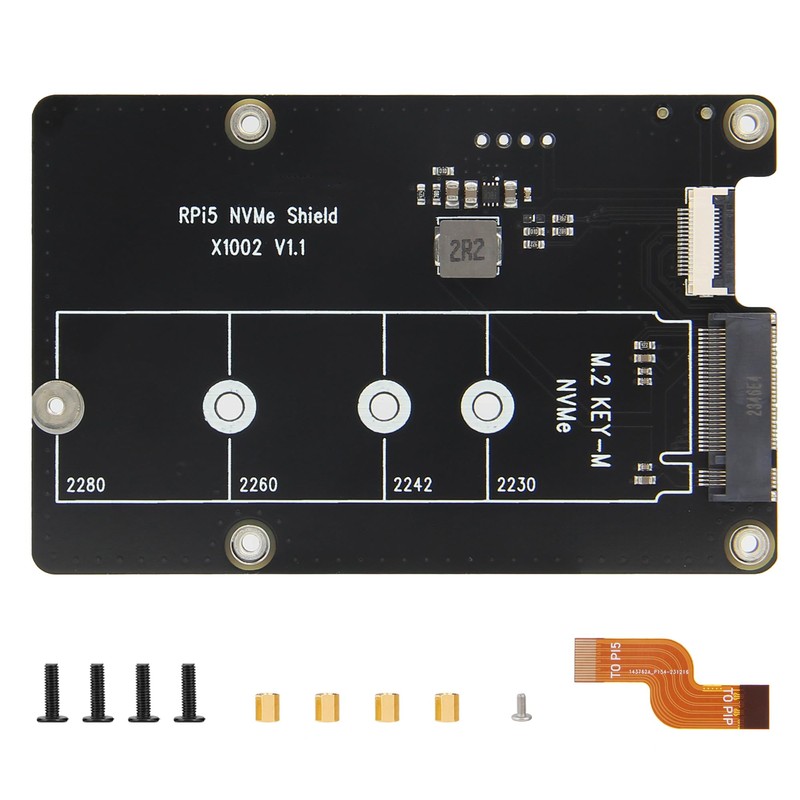 Geekworm X1002 PCIe to M.2 HAT NVMe SSD PIP PCIe