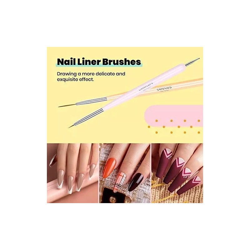 n/a Pinceles Para Decorar Uñas Con Boligrafo De Tallado 6