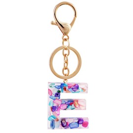 Howah Multicolor Letter A - Z Initial Letter Resin Keychain Accessories Cute Premium Bag Charm
