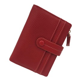 SUVERCH PU Leather Bifold Small Wallets Woman, RFID Blocking Ladies Slim Thin Compact Credit Card Women Wallet With ID Window