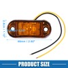 A ABSOPRO Front Rear Side Marker Light 2 LED for