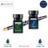 Monteverde 60ml Ink, Crocodile (Green), Zebra (Blue) Jungle Ink (G309CR,