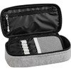 BRUNNEN 1049249010 Pencil Case, Light Grey, Black