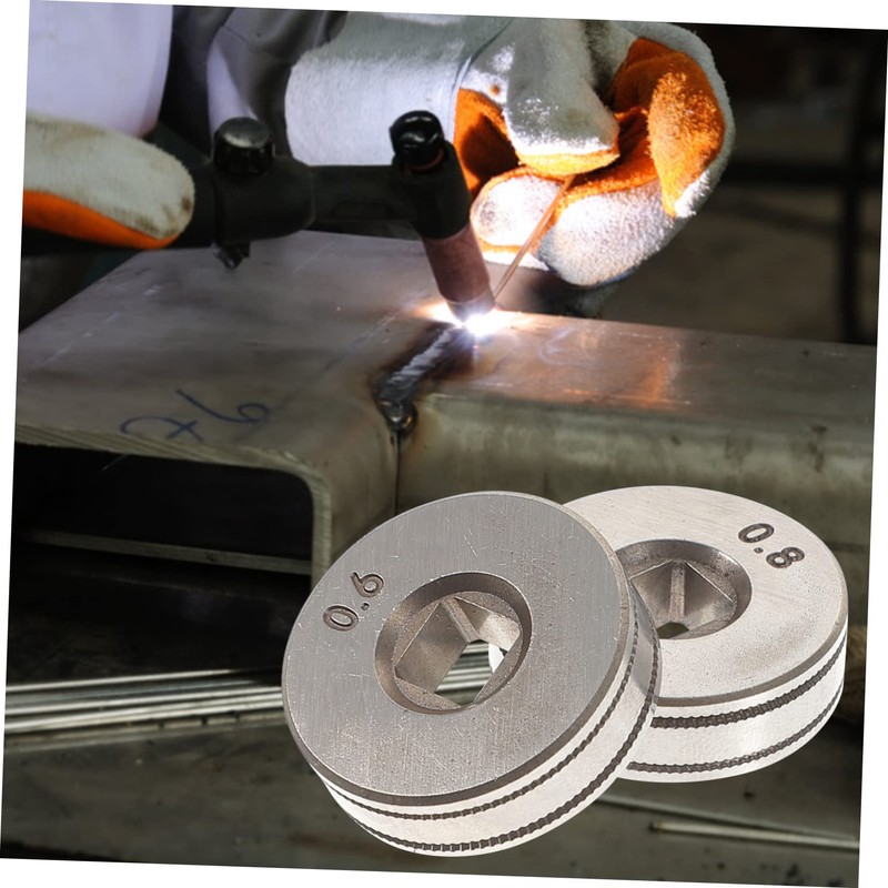 DOITOOL 6pcs Welder Wire Roller Knurled Groove Drive Accessory for
