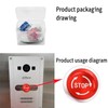 16mm /0.63" Latching Emergency Stop Push Button Switch SPDT Mushroom