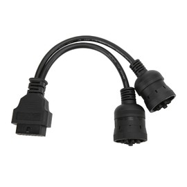 Adaptador de Cable de Escáner de Diagnóstico de Camión OBD2 de 9 Pines a 16 Pines para Herramienta de Diagnóstico Automotriz Herramienta de Escáner de Diagnóstico de Camión