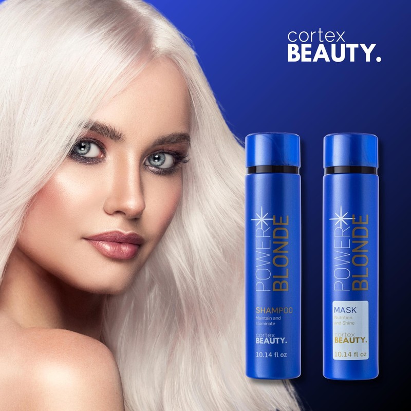 Cortex Beauty Power Blonde | Blonde Perfecting Shampoo & Mask