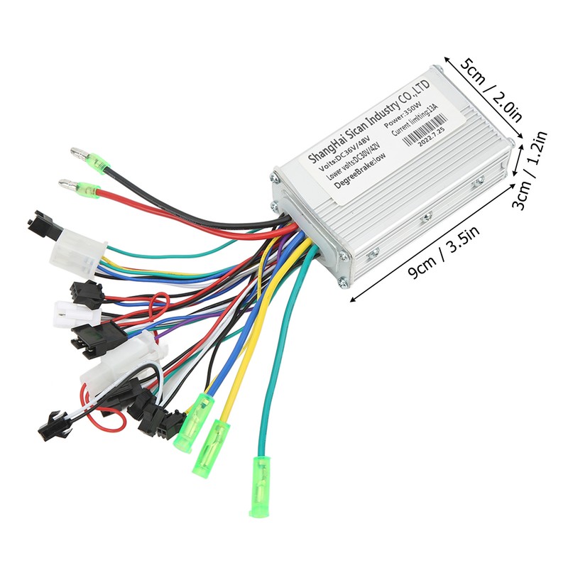 36V 48V 350W Electric Bike Brushless Motor Controller LCD Panel