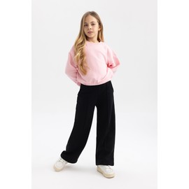 DeFacto Girls' Sweatshirt, Pink